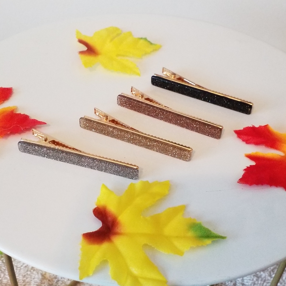 Glitter Hair Clips